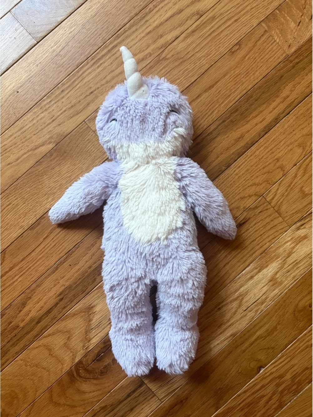 Slumberkins Lavender Narwhal Plush Stuffed Animal no book